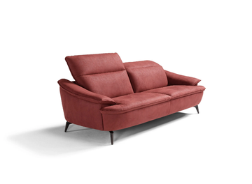 MEDEA - Leather sofa with headrest by Max Divani - view 3